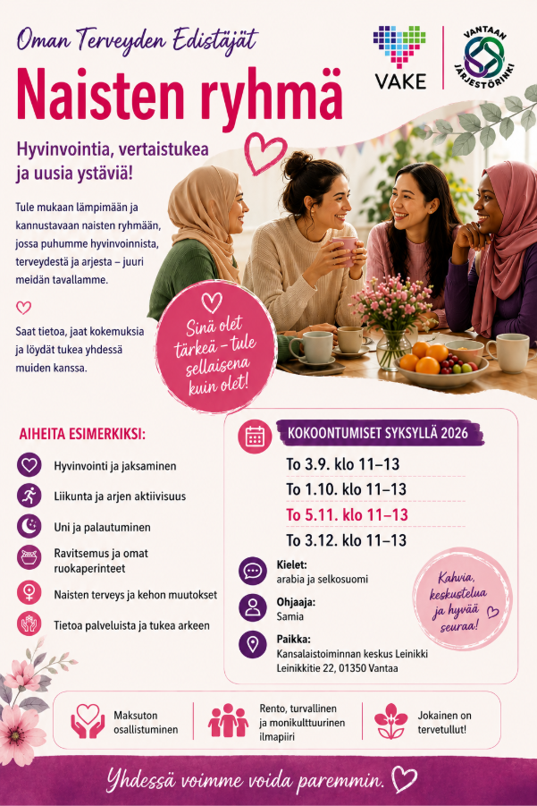 Naisten ryhmä- suomeksi
